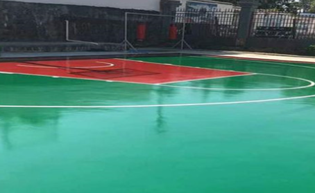 大理篮球场翻新地面